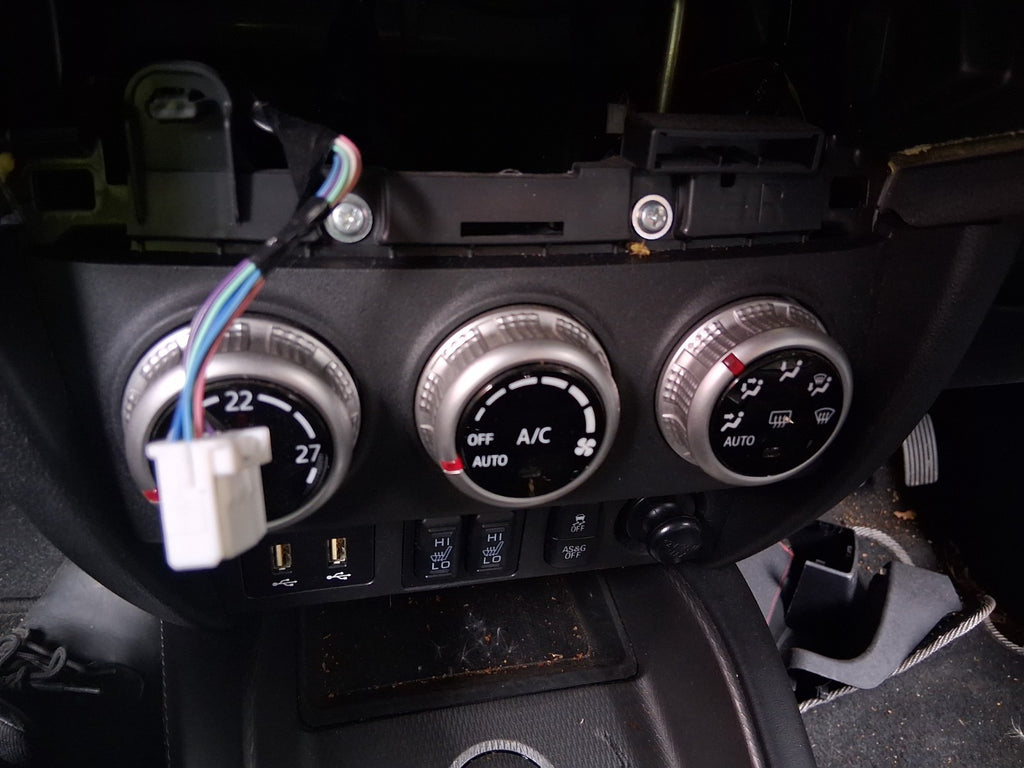 2020 MITSUBISHI ASX AC HEATER CLIMATE CONTROL SWITCH PANEL