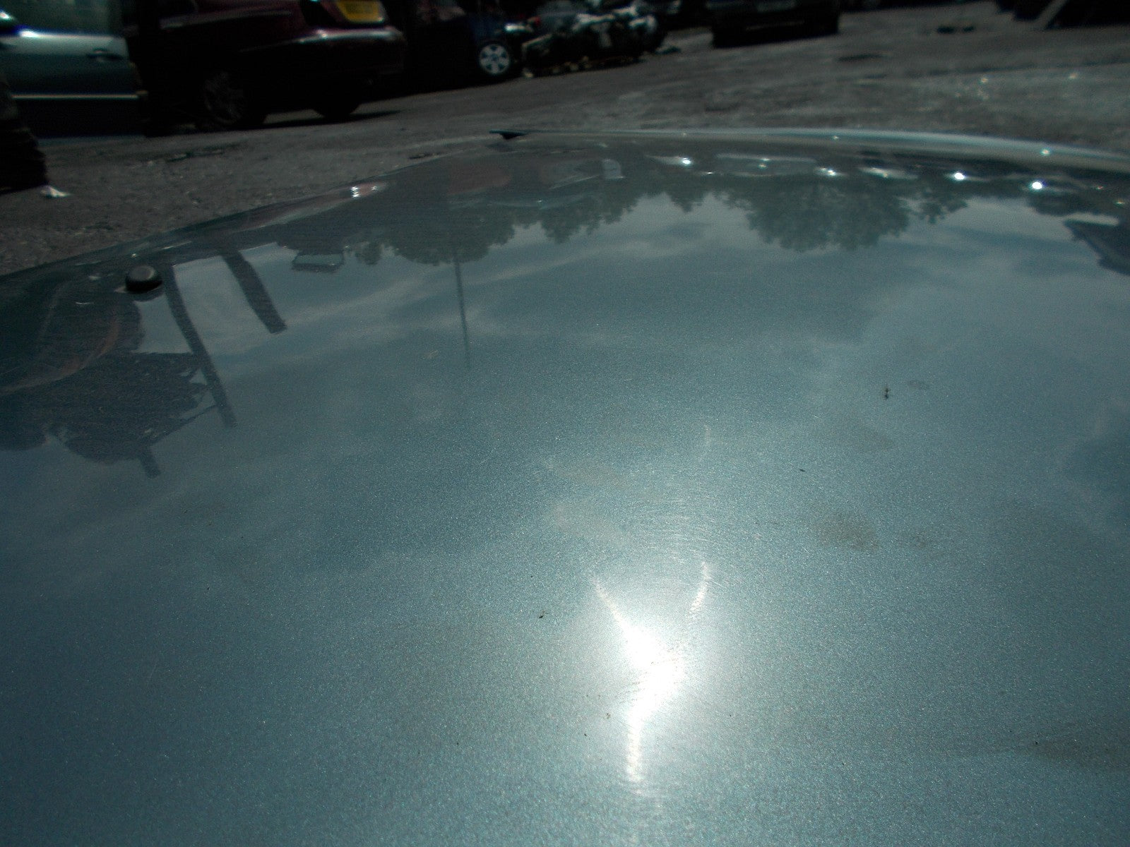 2007 PEUGEOT 407 SW ESTATE BONNET COMPLETE BLUE EZWD