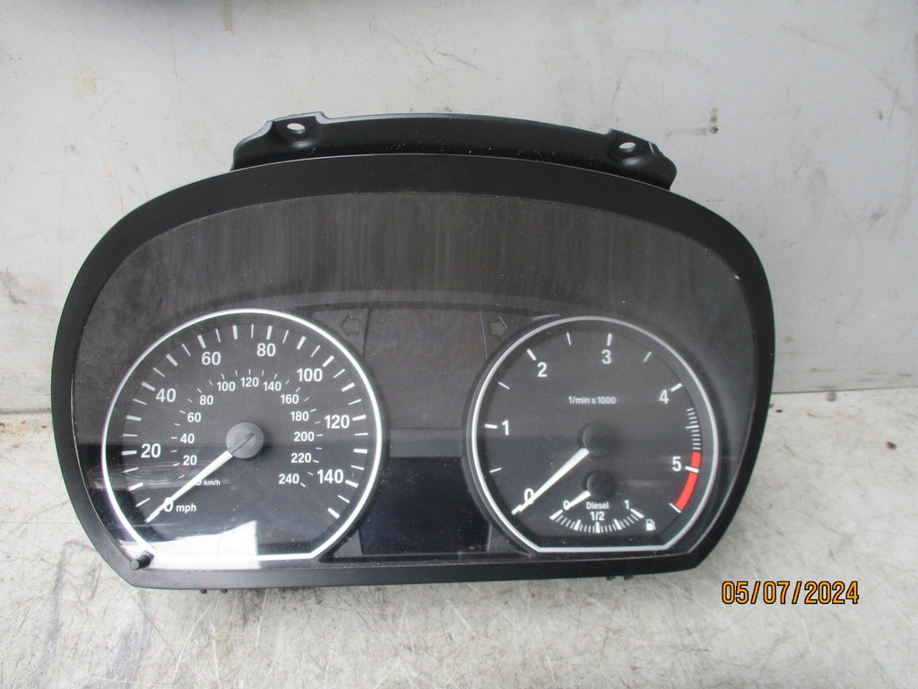 BMW 1 SERIES E82 2009 2.0 DIESEL MANUAL SPEEDO SPEEDOMETER CLUSTER 9187047