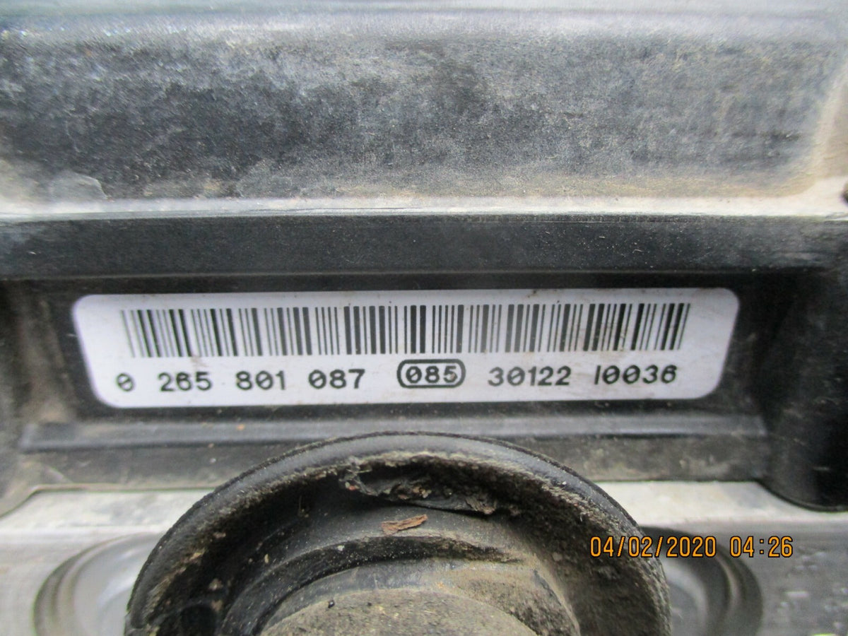 FIAT 500 2009 ABS BRAKE PUMP MOTOR CONTROLLER MODULE UNIT 0265801087
