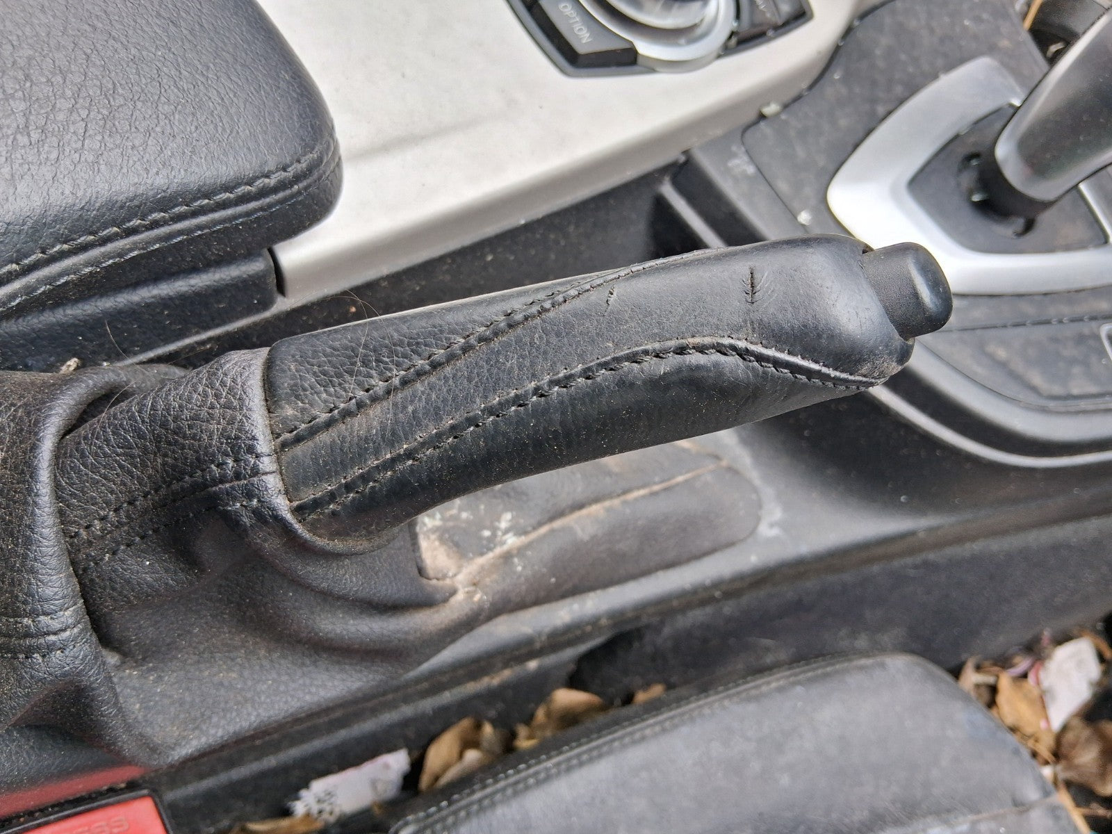 2015 BMW 3 SERIES F30 ESTATE MANUAL HANDBRAKE PARKING BRAKE LEVER MECHANISM