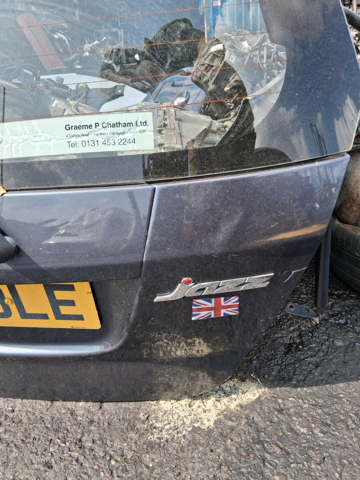 2007 HONDA JAZZ MK2 REAR BOOTLID TAILGATE BLUE