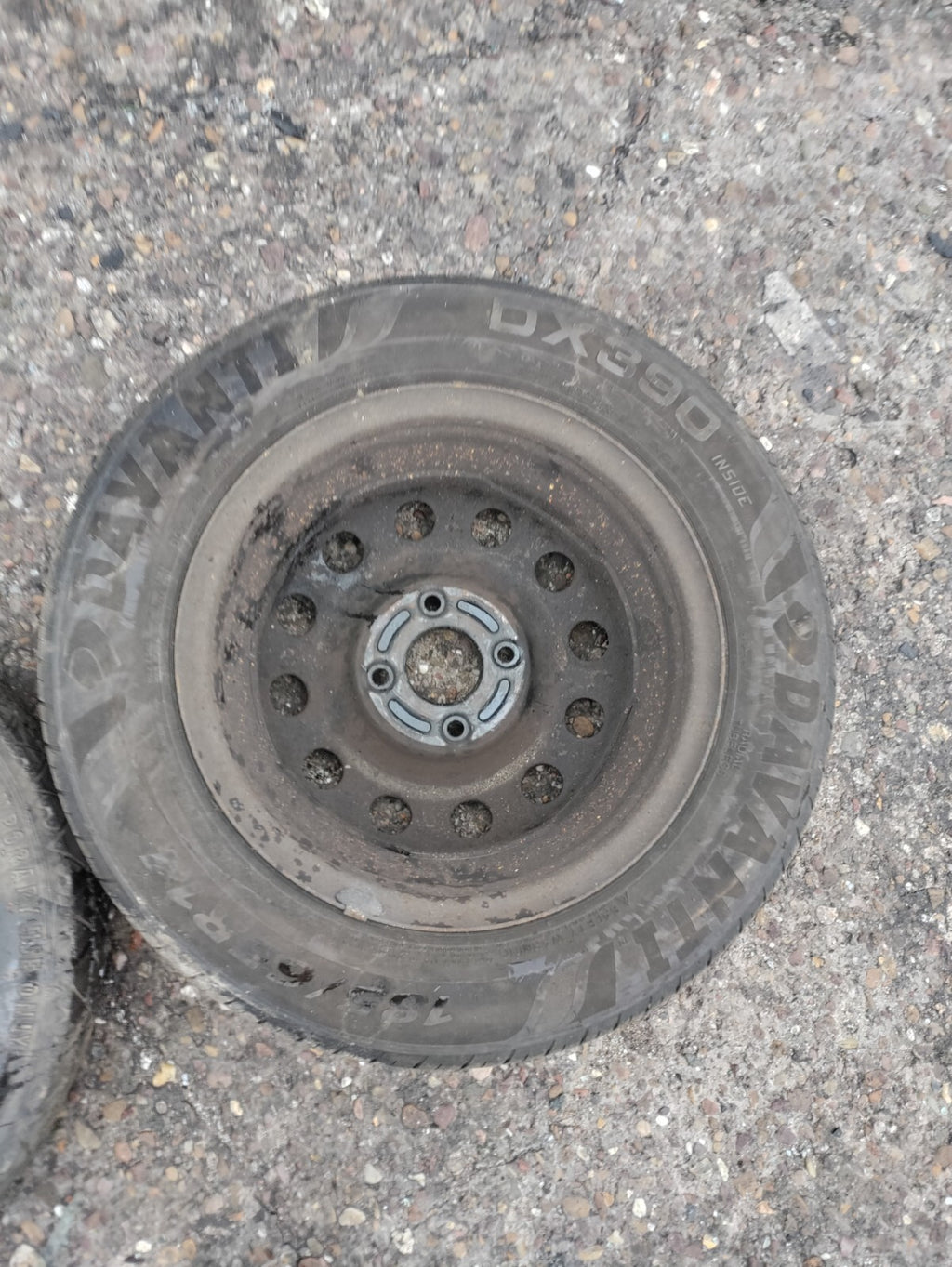 2002 FORD FOCUS MK1 14 INCH STEEL WHEEL WITH TYRE 185/65R14 REF 2