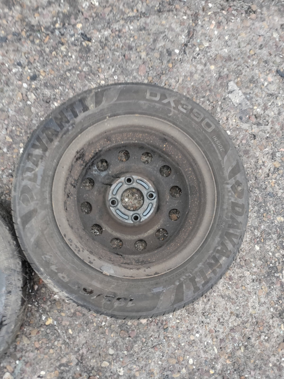 2002 FORD FOCUS MK1 14 INCH STEEL WHEEL WITH TYRE 185/65R14 REF 2