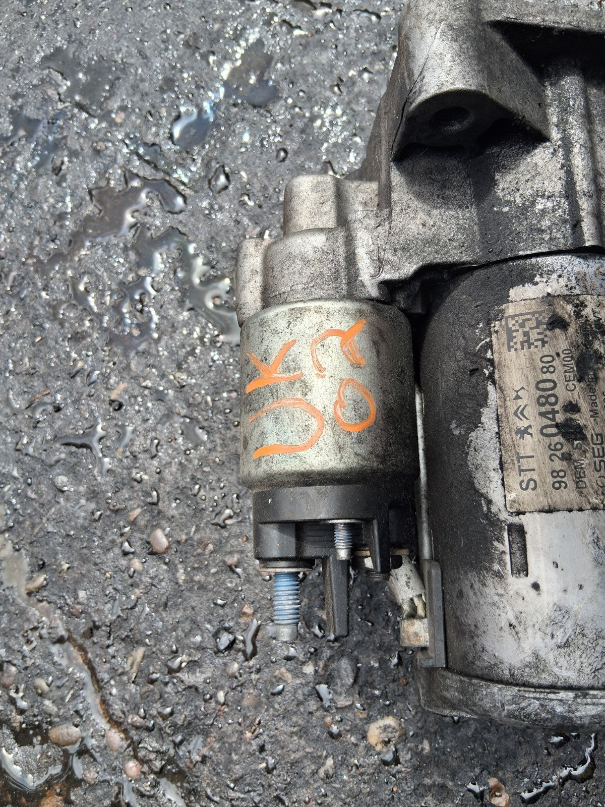 2021 PEUGEOT BOXER MK3 RELAY 2.2 HDI DIESEL STARTER MOTOR 9826048080