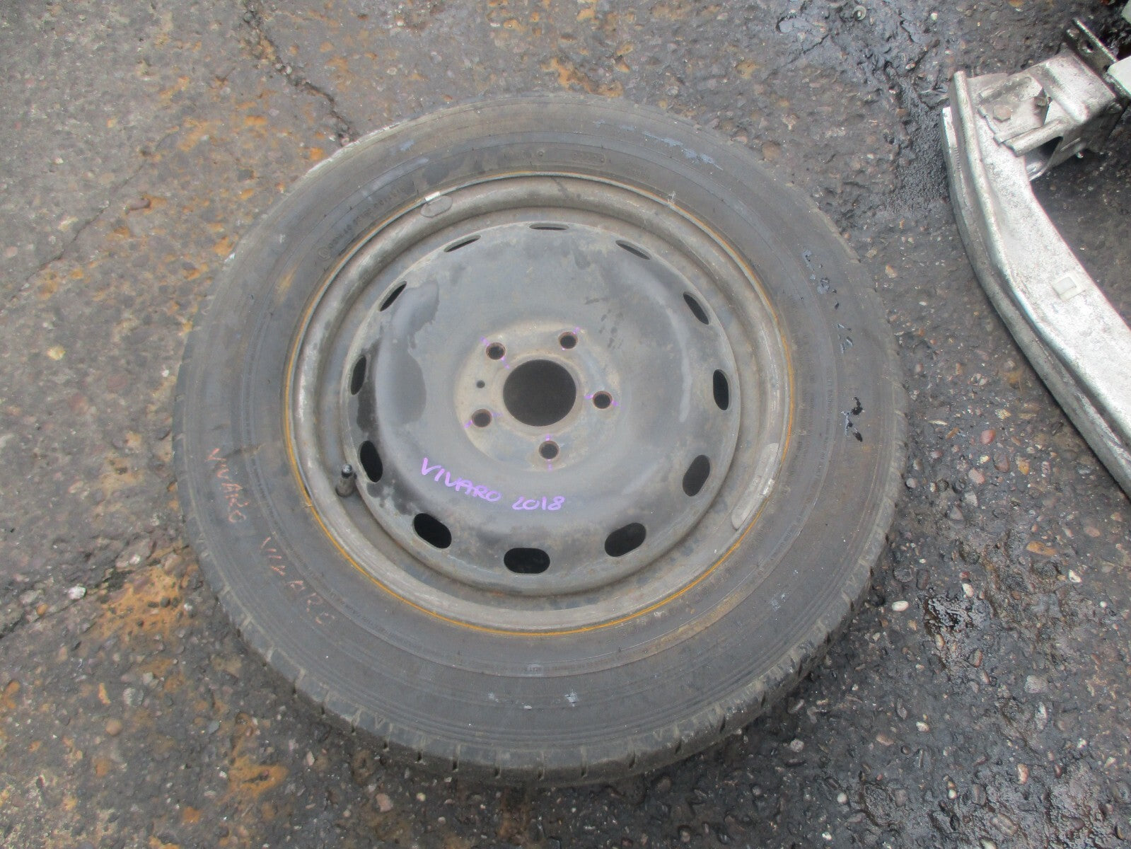 VAUXHALL VIVARO X82 MK2 2018 STEEL WHEEL WITH TYRE 205/65R16
