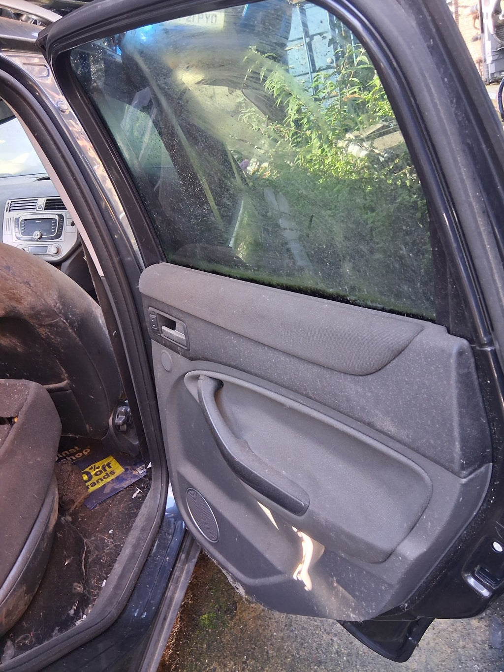 2009 FORD KUGA MK1 OSR DRIVER SIDE REAR RIGHT COMPLETE DOOR SEA GREY H8