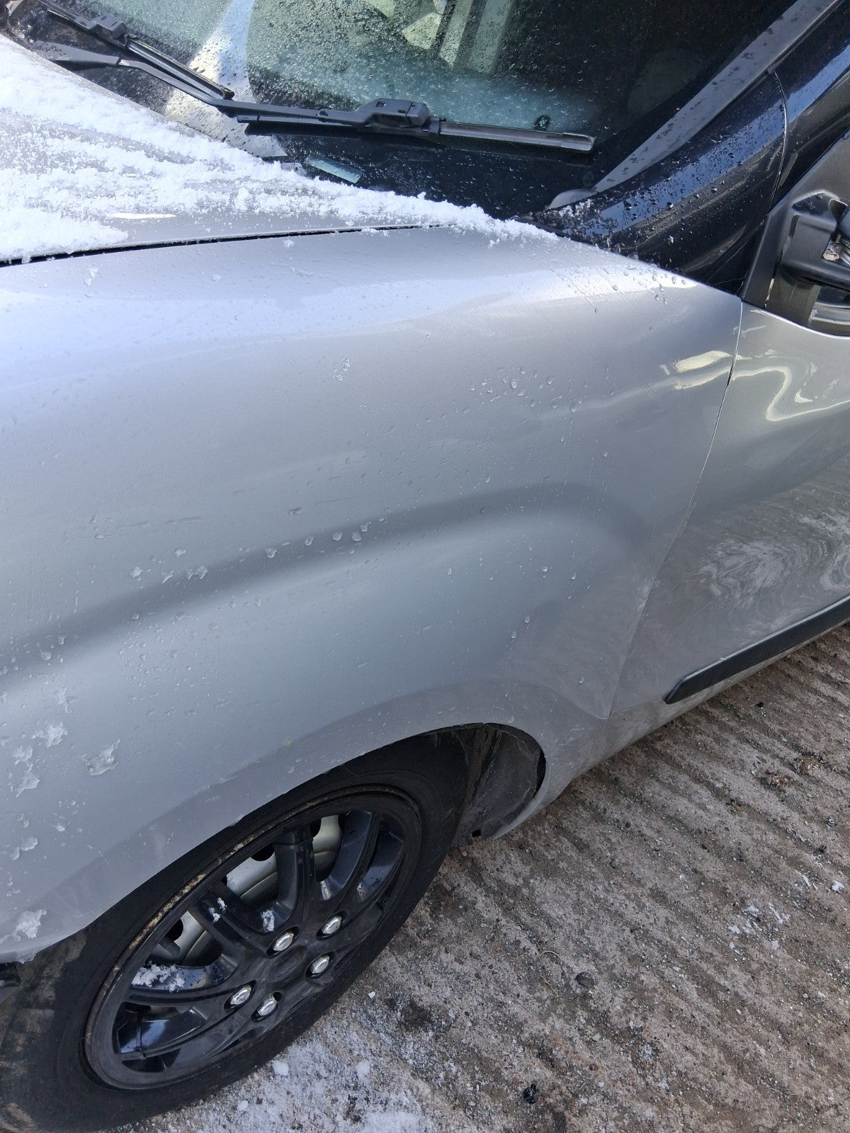 2015 VAUXHALL COMBO D NSF PASSENGER SIDE FRONT LEFT WING PANEL SILVERFISH 612A