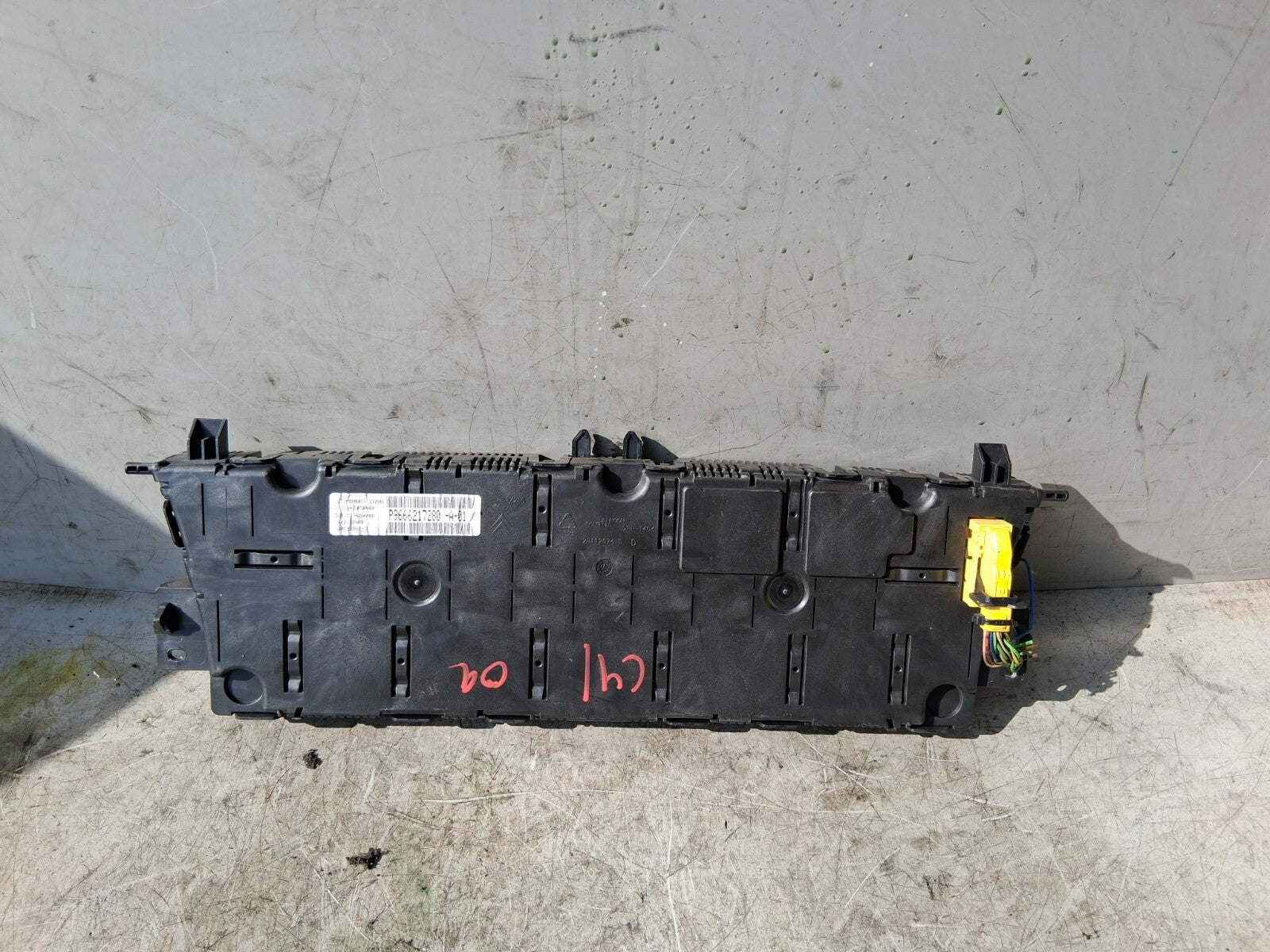 2009 CITROEN C4 GRAND PICASSO SPEEDO METER INSTRUMENT CLUSTER P9666217280