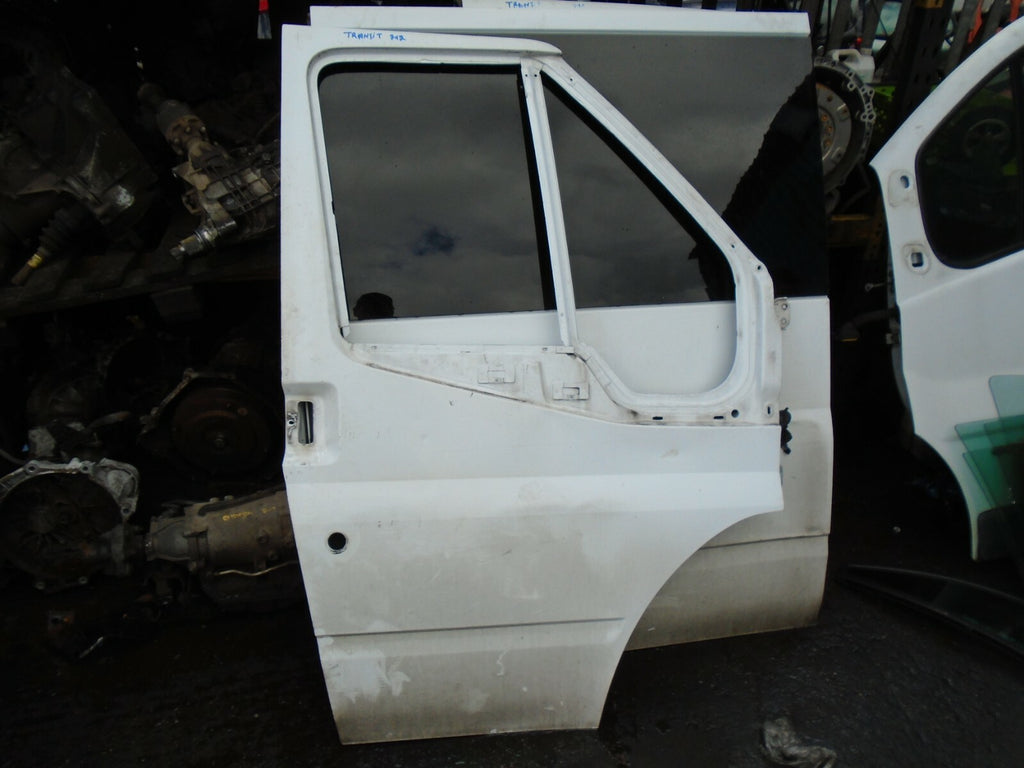FORD TRANSIT MK7 VAN 2012 OSF DRIVER SIDE FRONT BARE DOOR SHELL FRAME WHITE