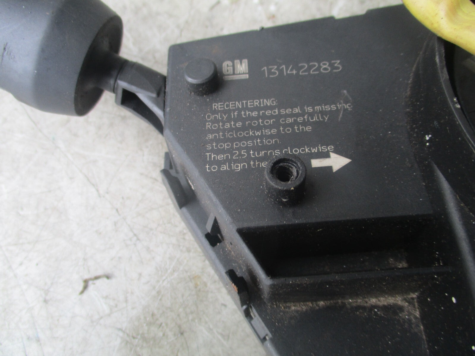 2009 VAUXHALL CORSA D SE WIPER INDICATOR SWITCH STALK SQUIB RING 12274700