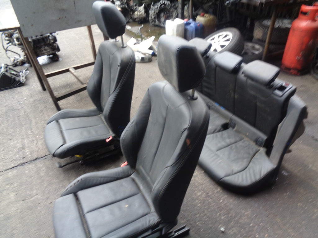 BMW 1 SERIES F20 2019 LCI FACELIFT COMPLETE LEATHER SEAT SET BLACK