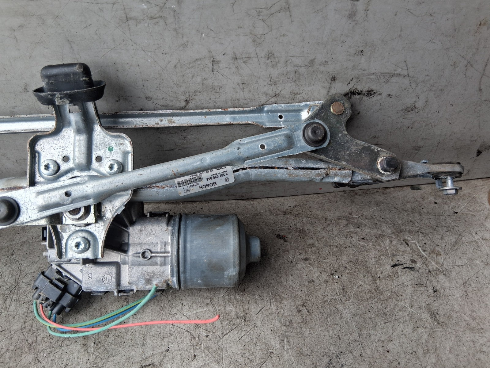 2018 CITROEN BERLINGO MK2 FRONT WINDSCREEN WIPER MOTOR & LINKAGE 9683100780