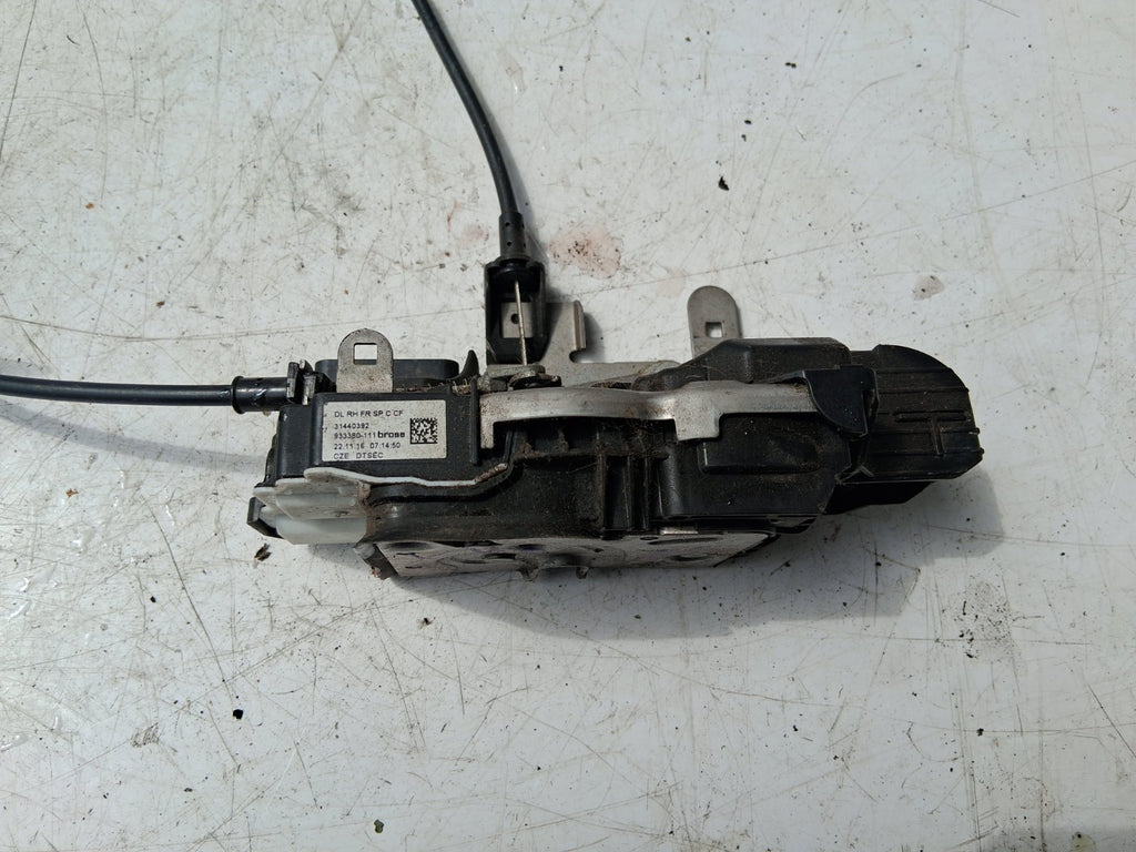 2016 VOLVO V40 OSF DRIVER SIDE FRONT DOOR LOCK MECHANISM 31440392