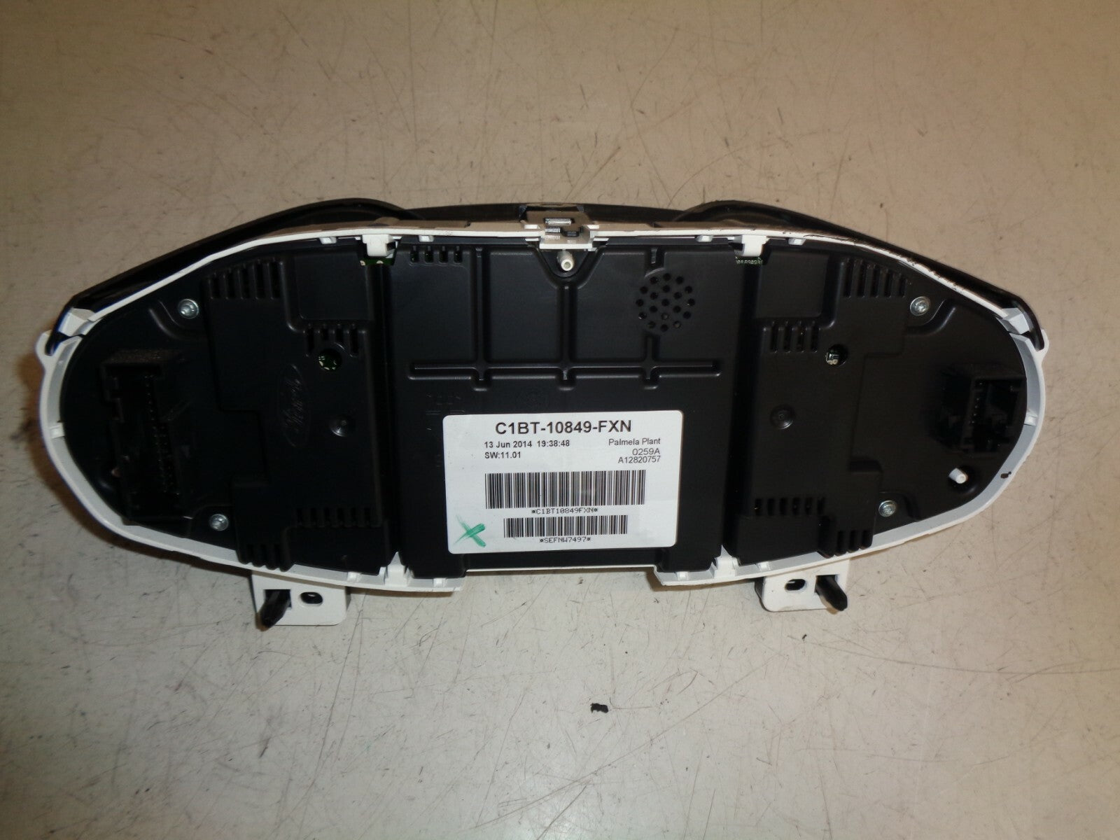 FORD FIESTA MK7 7.5 2017 1.25 PETROL SPEEDOMETER INSTRUMENT CLUSTER C1BT10849FXN