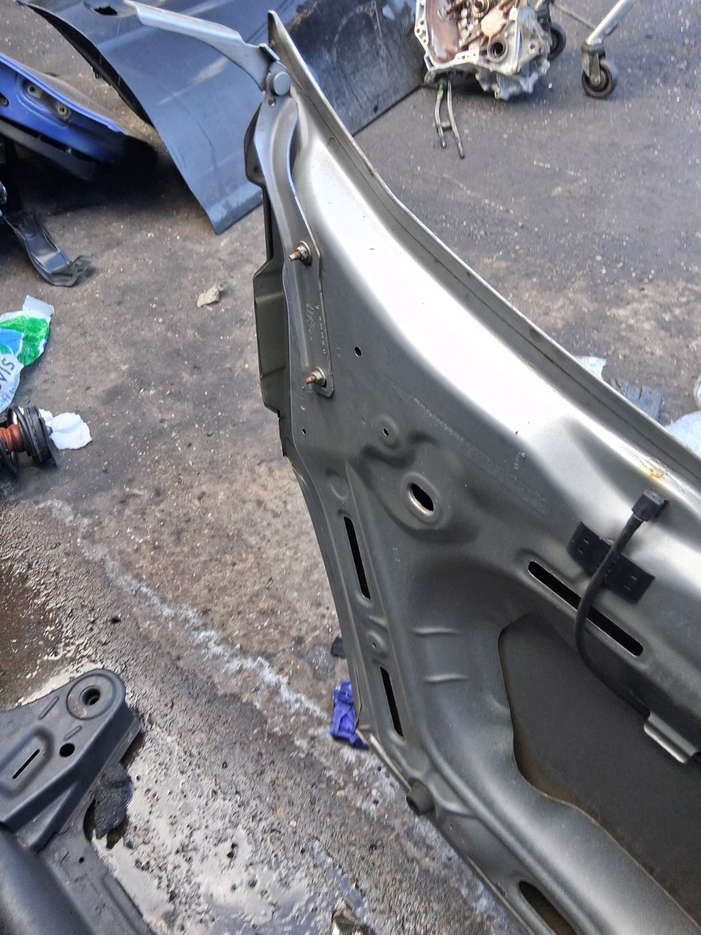 CITROEN BERLINGO MK2 2015 FRONT COMPLETE BONNET HOOD GREY ALUMINIUM EZR