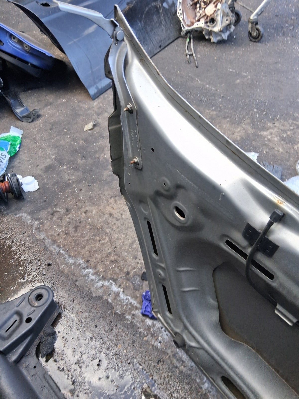 CITROEN BERLINGO MK2 2015 FRONT COMPLETE BONNET HOOD GREY ALUMINIUM EZR
