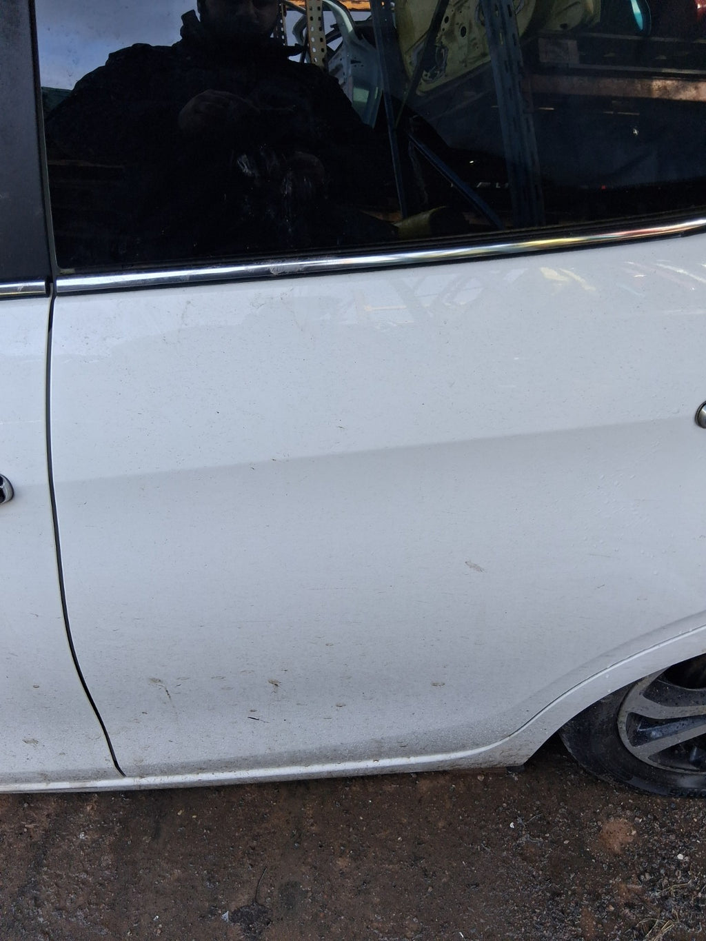 2018 CITROEN C1 MK2 NSR PASSENGER SIDE REAR COMPLETE DOOR LIPIZAN WHITE KWD