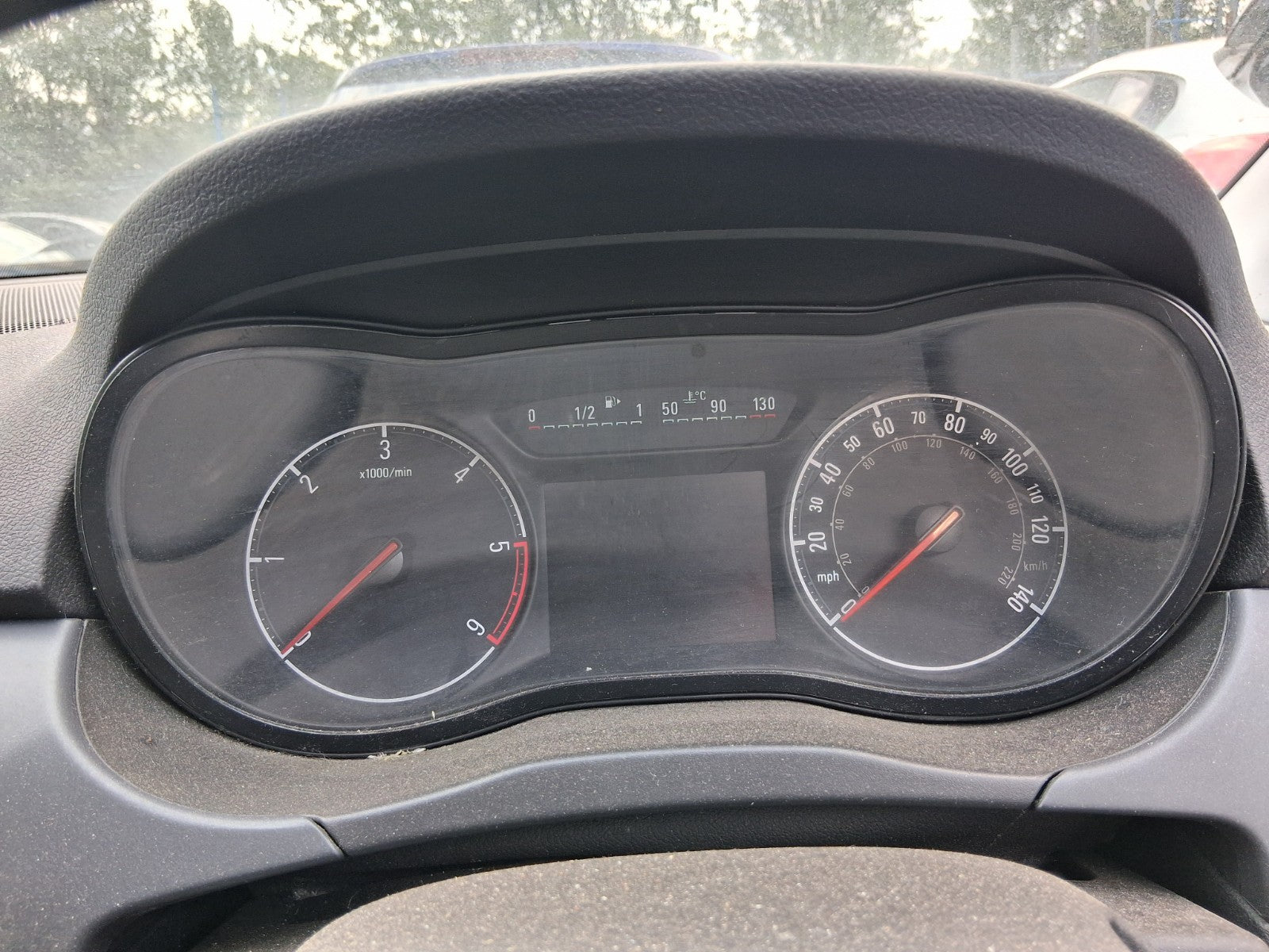 2017 VAUXHALL CORSA E 1.2 DIESEL SPEEDO SPEEDOMETER INSTRUMENT CLUSTER