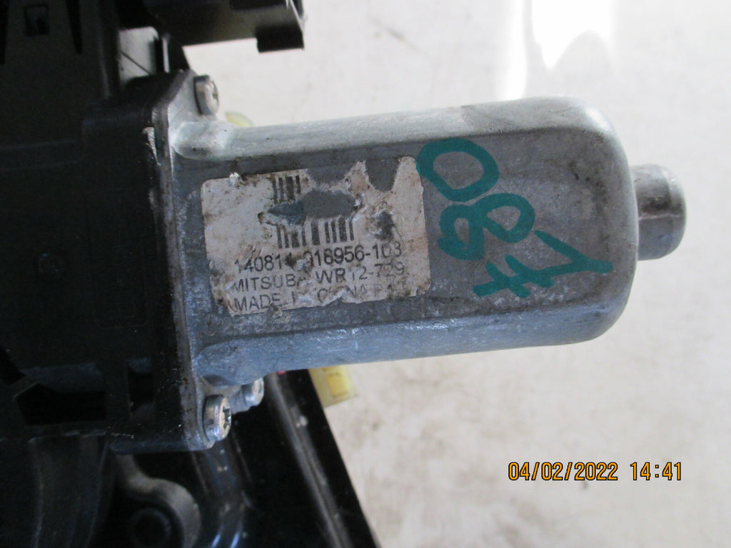 LAND RANGE ROVER EVOQUE 2014 NSF PASSENGER FRONT WINDOW REGULATOR MOTOR BJ322320