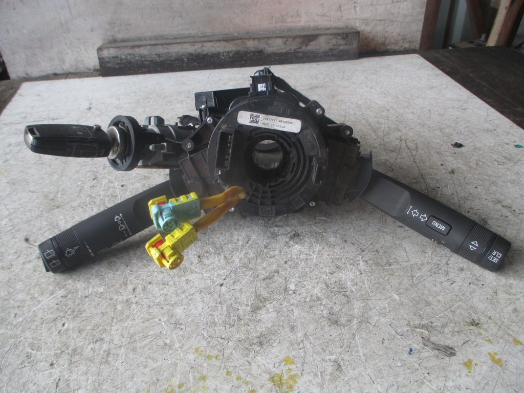 VAUXHALL INSIGNIA 2011 WIPER INDICATOR STALK IGNITION BARREL WITH KEY 20939745