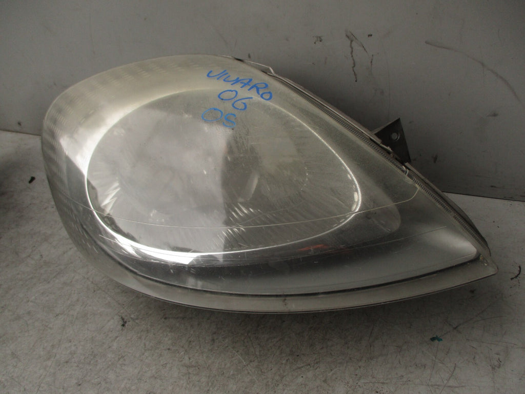 2006 VAUXHALL VIVARO MK1 OSR DRIVER SIDE FRONT HEADLIGHT HEAD LAMP 91165722
