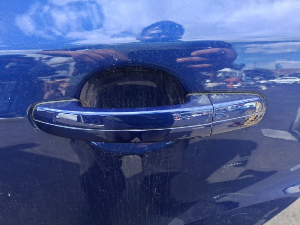 2015 FORD FOCUS MK3 NSR PASSENGER REAR EXTERIOR DOOR HANDLE DEEP IMPACT BLUE HF