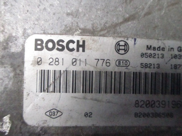 2005 RENAULT MEGANE MK2 1.5 DIESEL ECU ENGINE CONTROL UNIT 8200391966