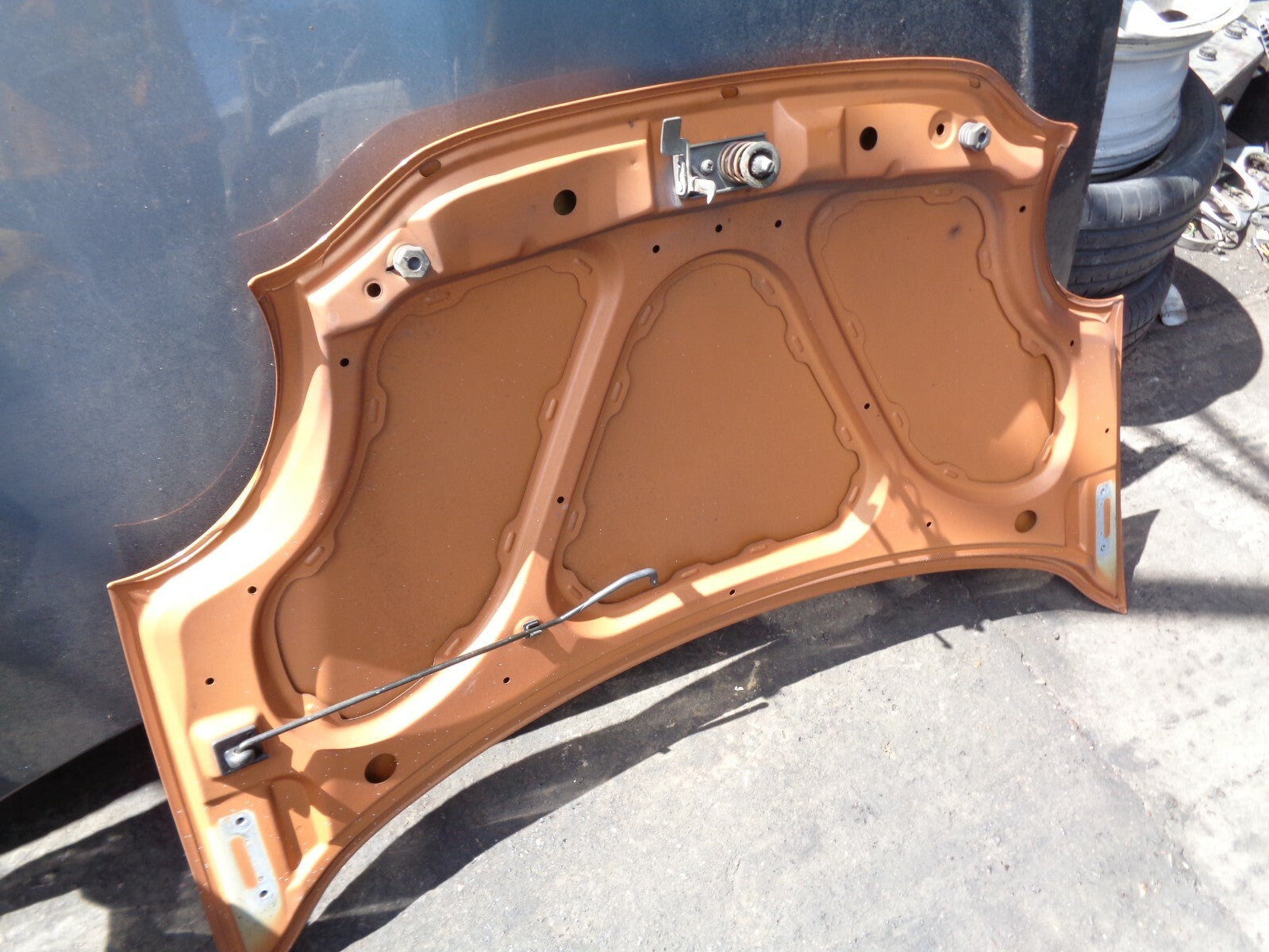 CHEVROLET MATIZ 2003 MK1 FRONT ENGINE HOOD BAY BONNET ORANGE