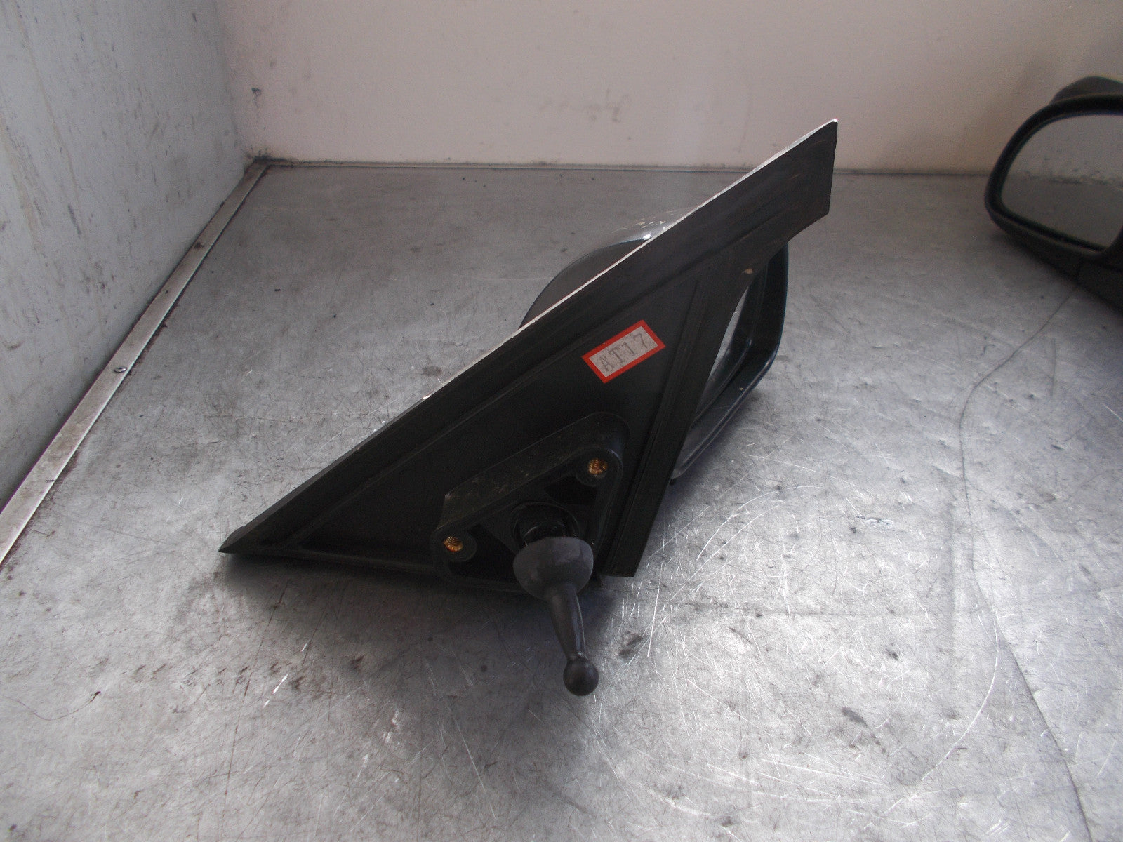 HYUNDAI ACCENT 2003 OS DRIVER SIDE MANUAL WING MIRROR BLACK