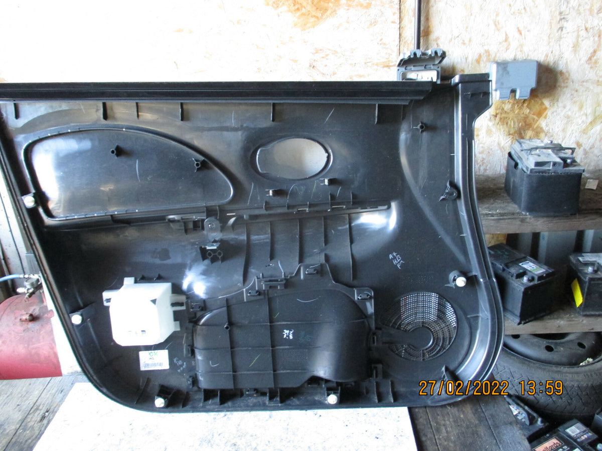NISSAN MICRA 2014 MK4 K13 OSF FRONT DRIVER SIDE DOOR CARD 809101HB0A