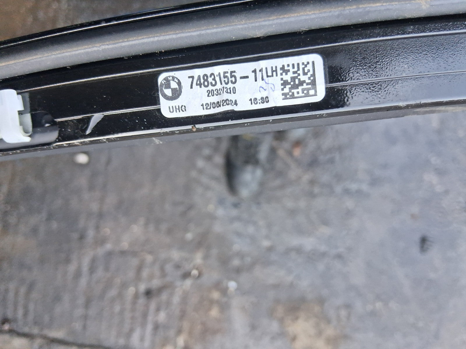 2024 BMW 2 SERIES F44 COUPE NS PASSENGER SIDE LEFT ROOF RAIL STRIP TRIM 7483155