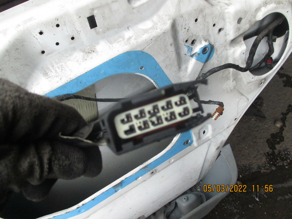 FORD TRANSIT 2009 MK7 NSF FRONT PASSENGER SIDE COMPLETE DOOR WHITE