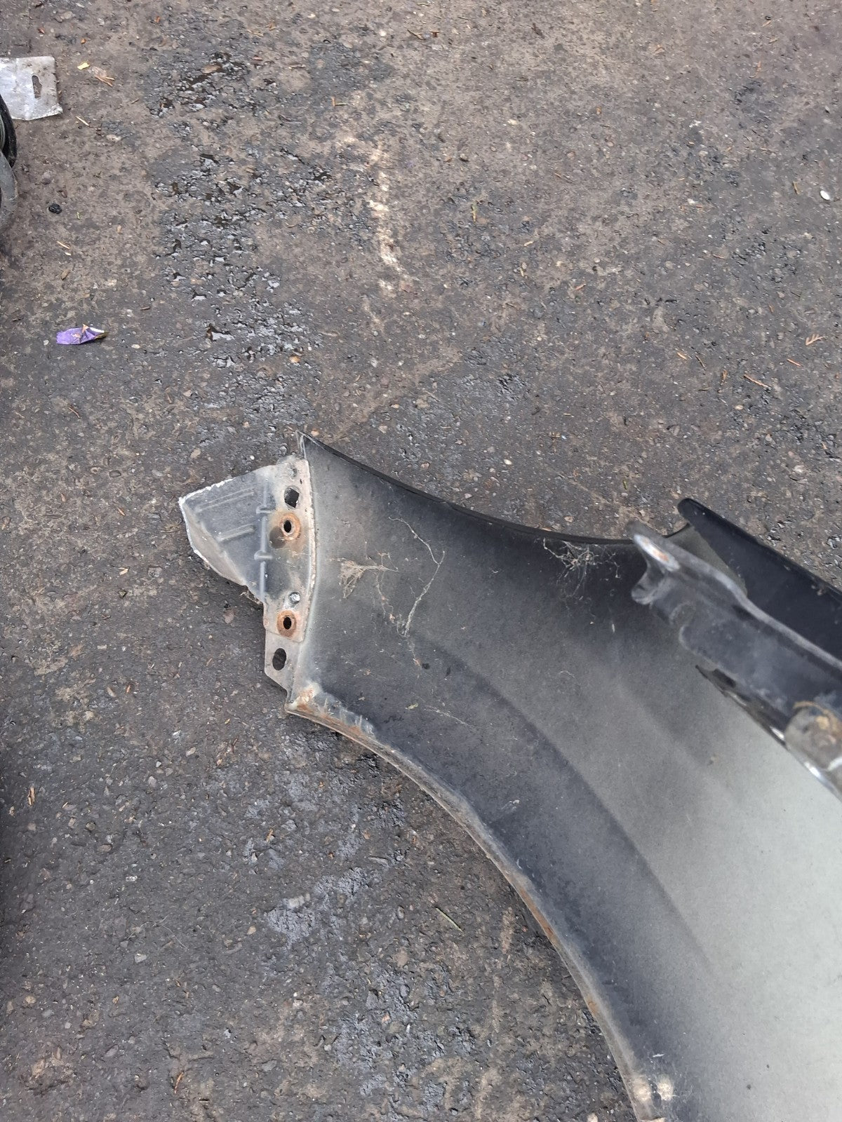 2012 PEUGEOT 207 OSF DRIVER SIDE FRONT RIGHT WING PANEL BLACK