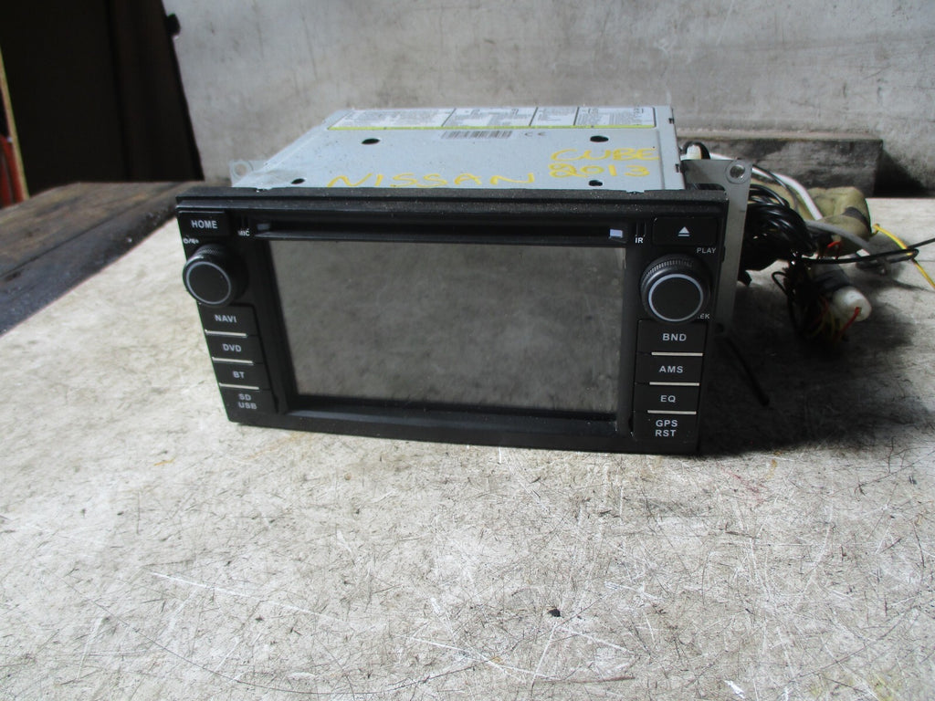 NISSAN CUBE MK3 2013 RADIO STEREO CD PLAYER SAT NAV HEAD UNIT