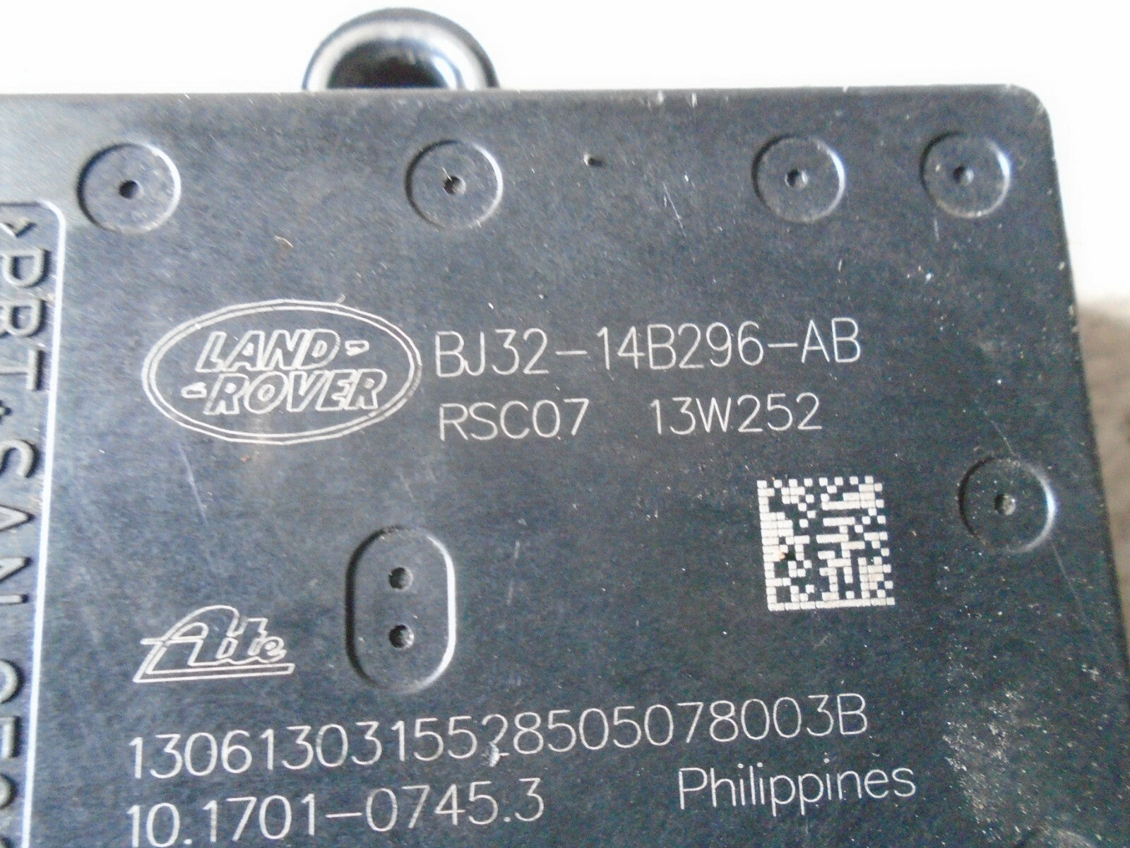 RANGE ROVER EVOQUE 2013 L538 YAW RATE SENSOR MODULE BJ3214B296