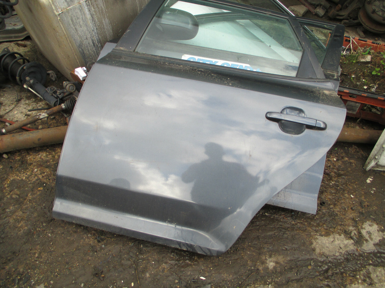 KIA CEED MK1 FACELIFT NSR PASSENGER SIDE REAR COMPLETE DOOR GREY