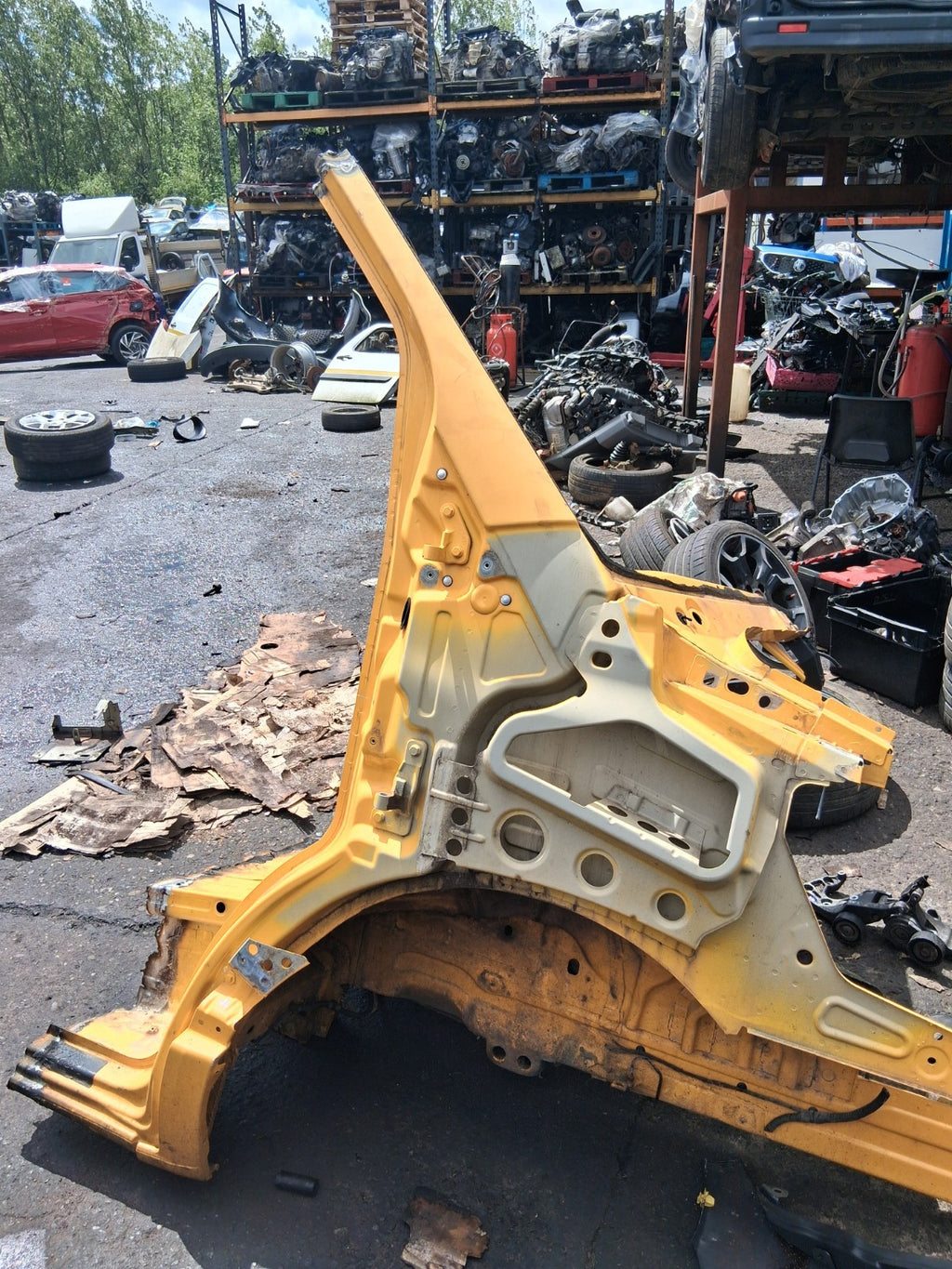 2020 MERCEDES BENZ SPRINTER W907 OSF DRIVER SIDE FRONT RIGHT QUARTER CUT PANEL