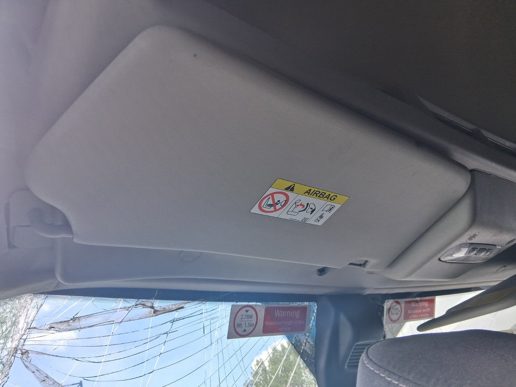 2021 FORD TRANSIT MK8 350 NSF PASSENGER SIDE FRONT SUN VISOR SHADE