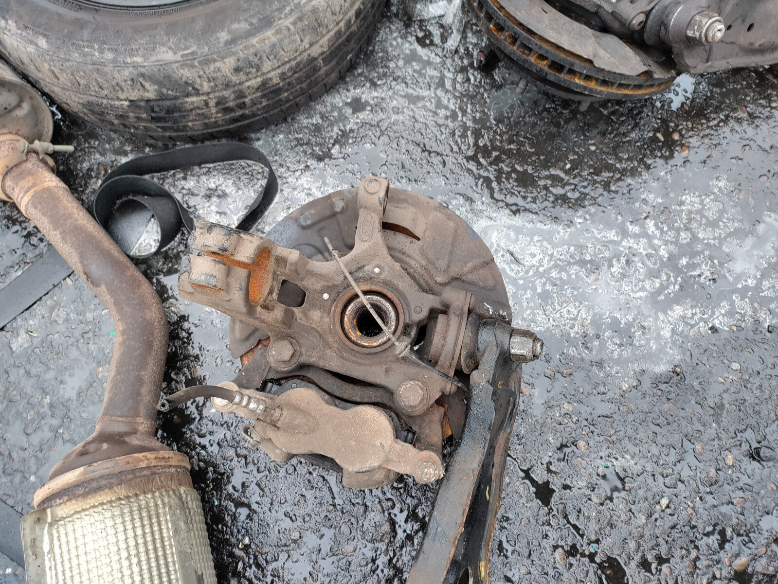 2021 FORD TRANSIT MK8 2.0 DIESEL FWD OSF DRIVER SIDE FRONT WHEEL HUB