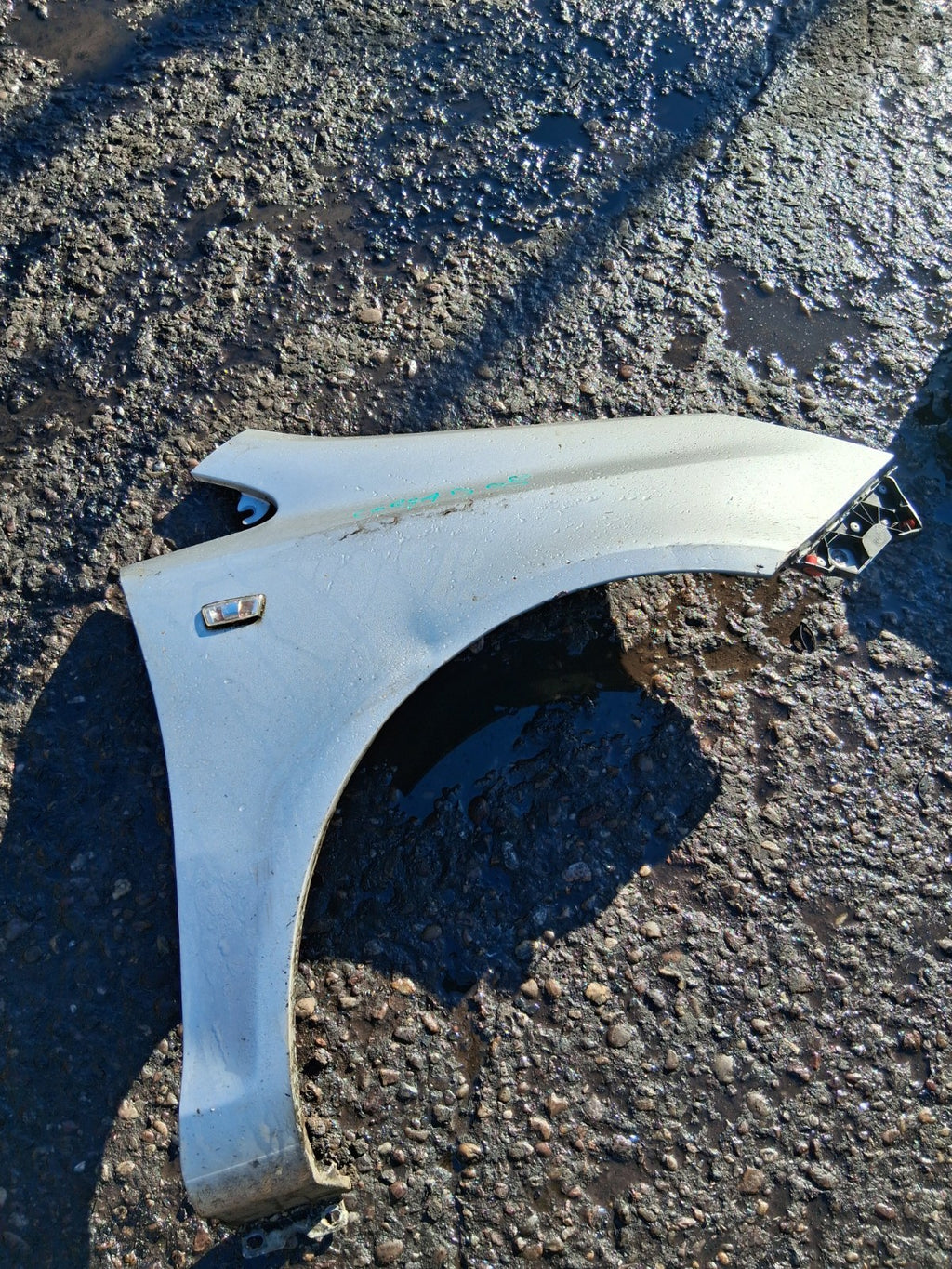 VAUXHALL CORSA D 2008 OSF DRIVER SIDE FRONT RIGHT WING PANEL SILVER