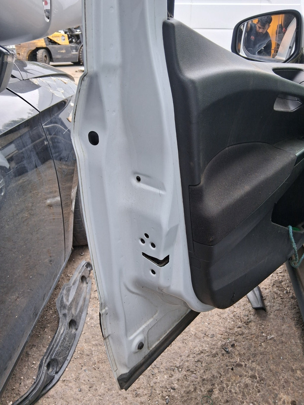 2015 FORD TRANSIT COURIER MK1 NSF PASSENGER FRONT DOOR LOCK MECHANISM