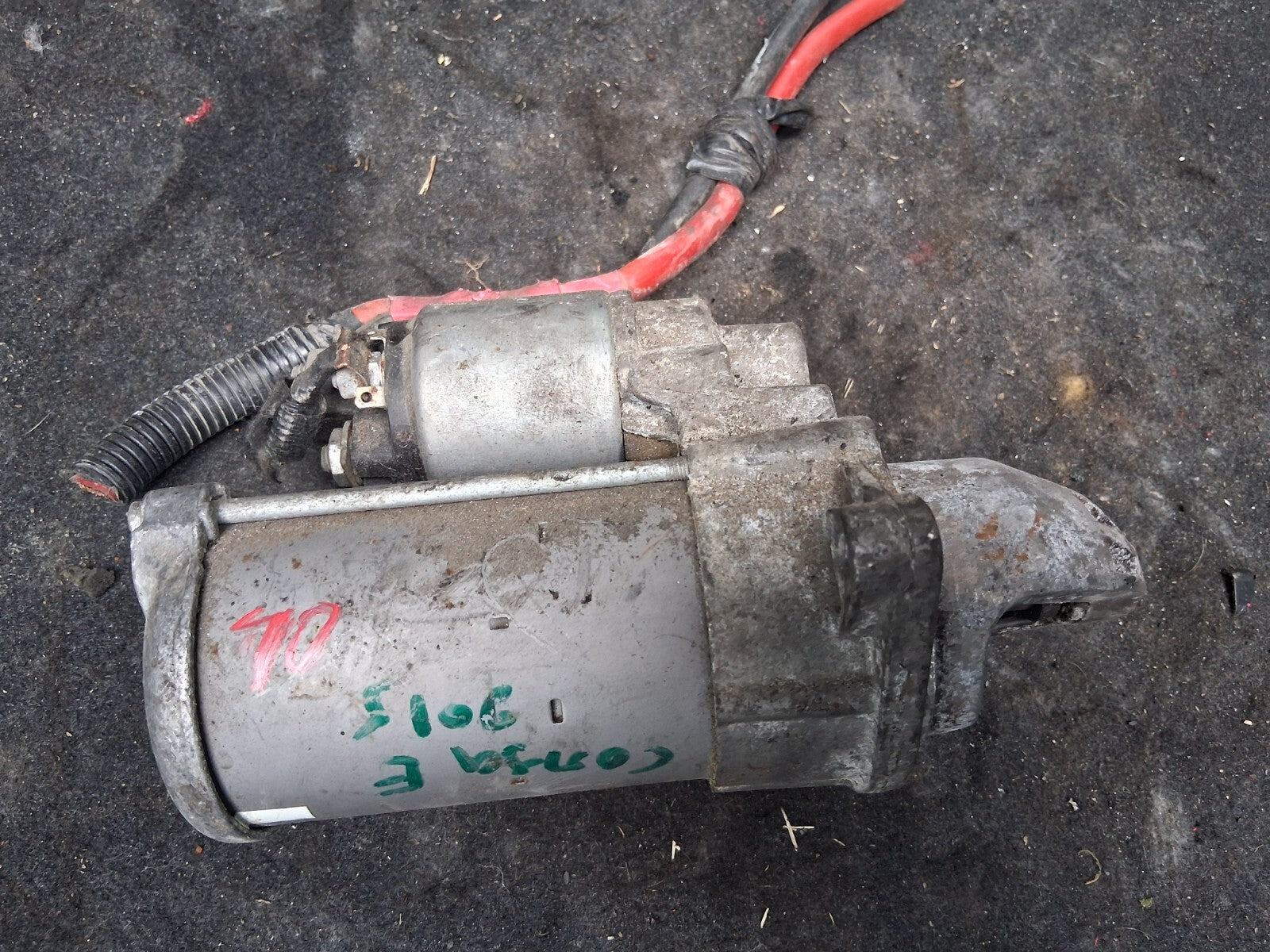 VAUXHALL CORSA E 2015 1.4 PETROL STARTER MOTOR 55591492