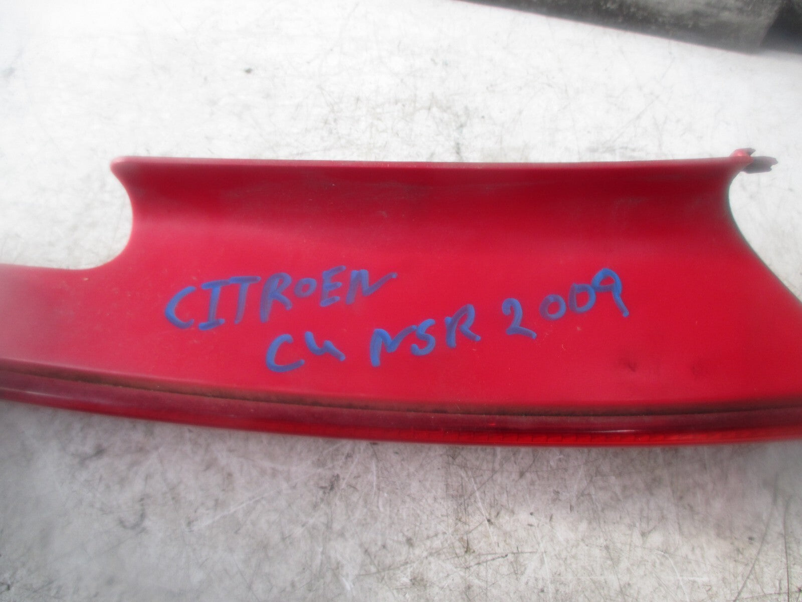 2009 CITROEN C4 NSR PASSENGER REAR TOP TAIL LIGHT 9655863880