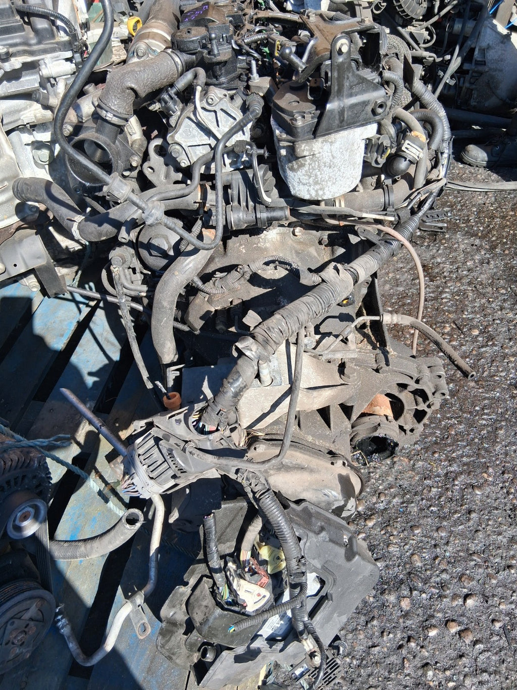 2014 FORD FIESTA MK7 1.5 DIESEL COMPLETE ENGINE UGJC MILES 75K