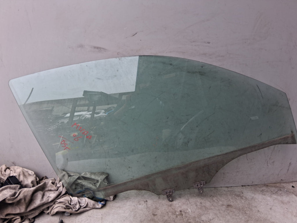 NISSAN MICRA 2006 K12 OSF DRIVER SIDE FRONT RIGHT WINDOW GLASS