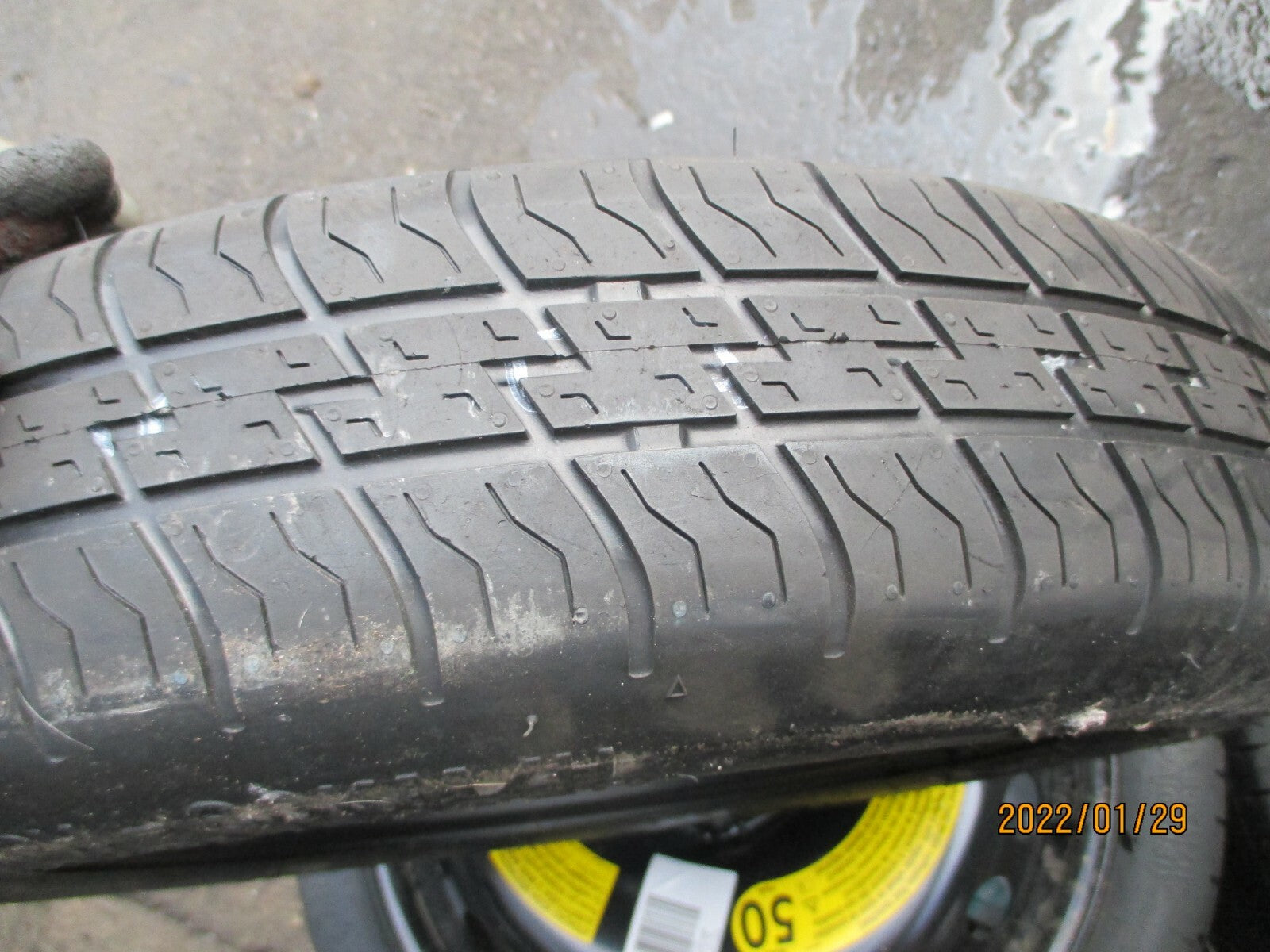 FORD FOCUS 2007 16 INCH SPACESAVER WHEEL WITH TYRE T125/85R16