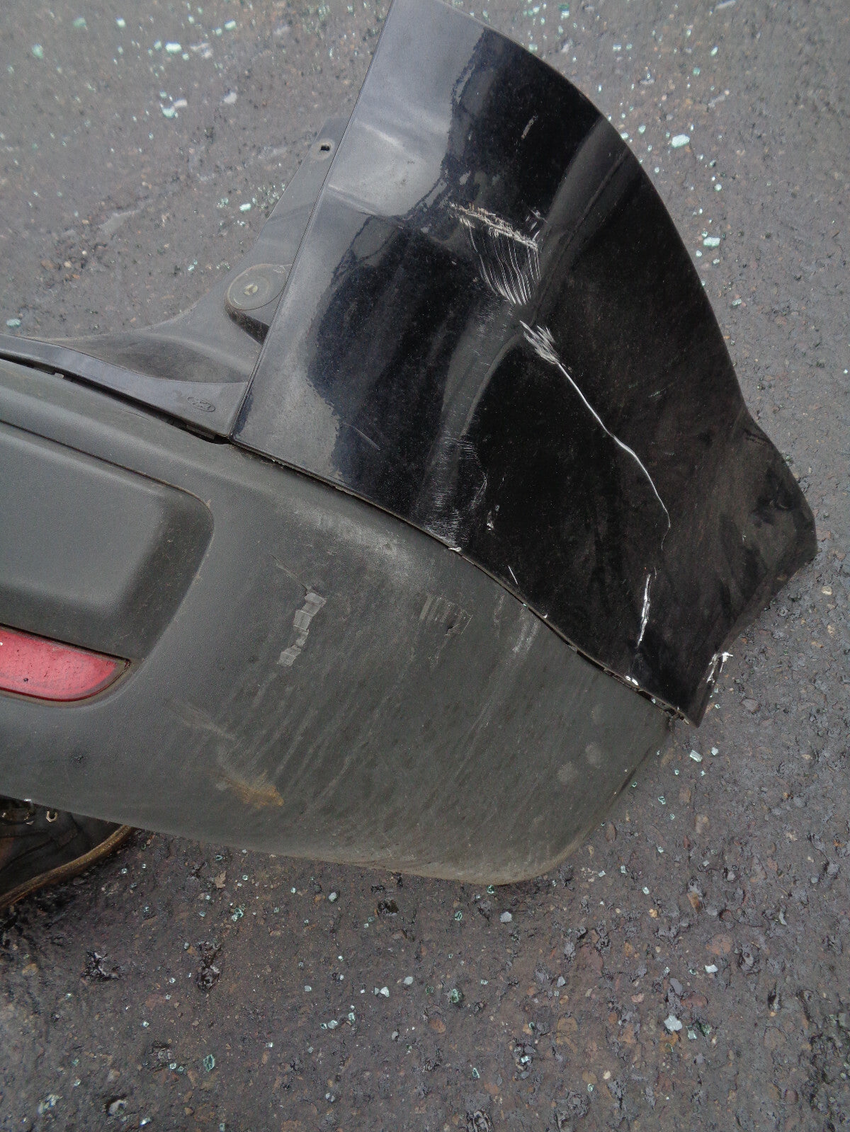 FORD GALAXY MK2 2014 REAR COMPLETE BUMPER BLACK