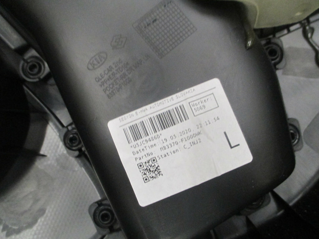KIA SPORTAGE MK4 2020 FACELIFT NSR PASSENGER SIDE REAR PLASTIC DOOR CARD PANEL