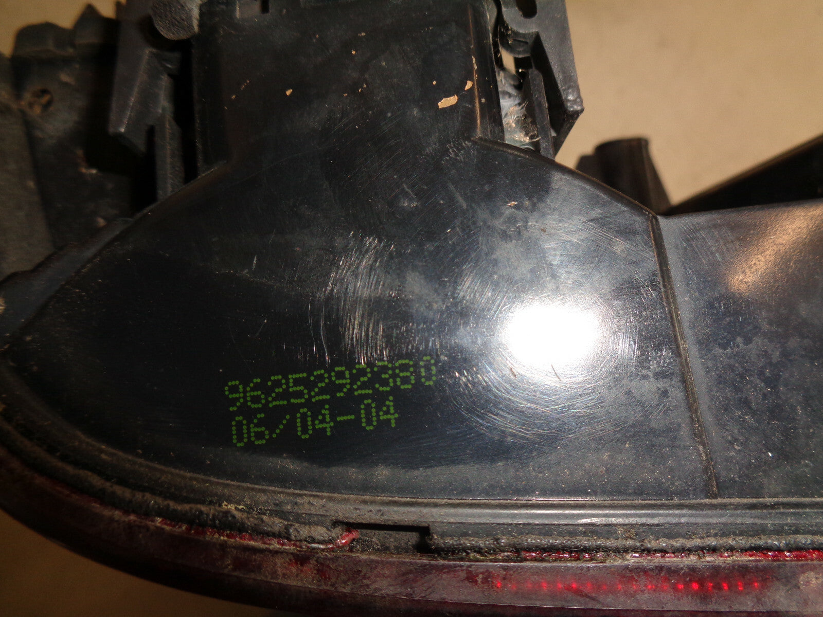 PEUGEOT PARTNER MK1 2004 OSR DRIVER SIDE REAR TAIL LIGHT TAIL LAMP